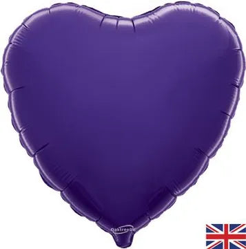 METALLIC - HEART - PURPLE