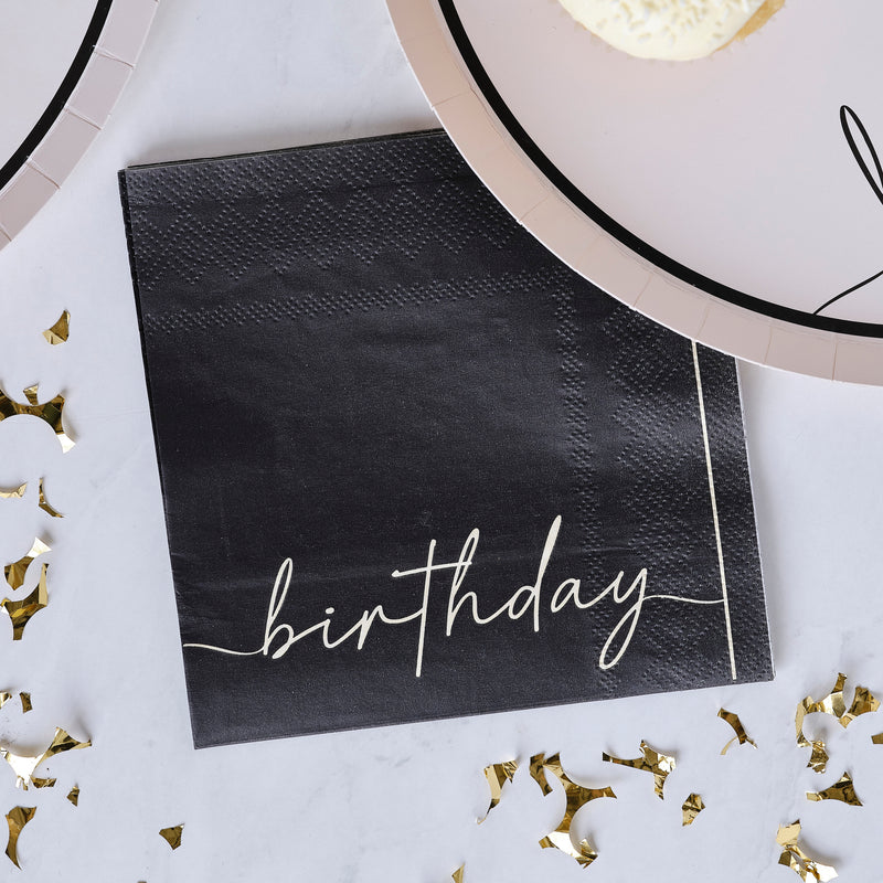 NAPKINS - BIRTHDAY - PACK OF 16