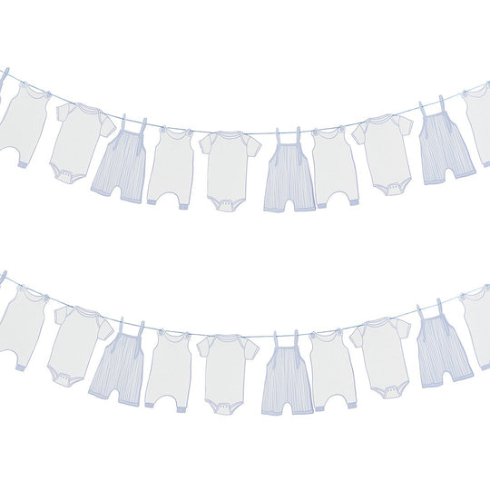 GARLAND - BABYGROW - BLUE