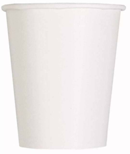 CUPS - BRIGHT WHITE - PACK OF 14
