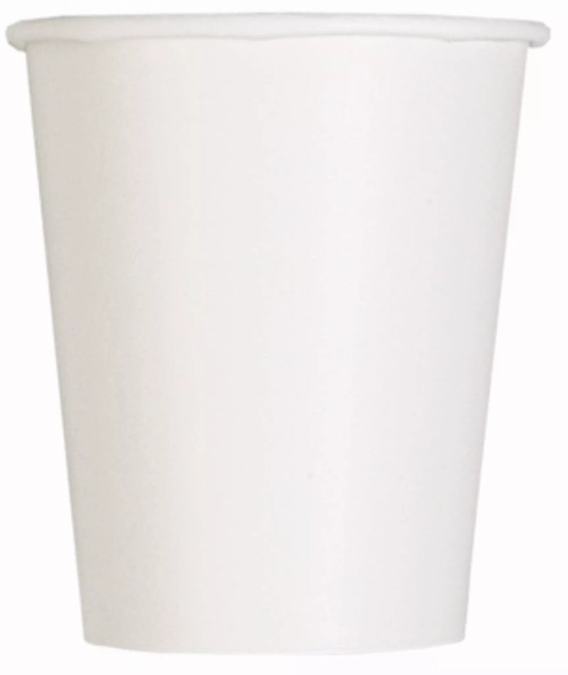CUPS - BRIGHT WHITE - PACK OF 14