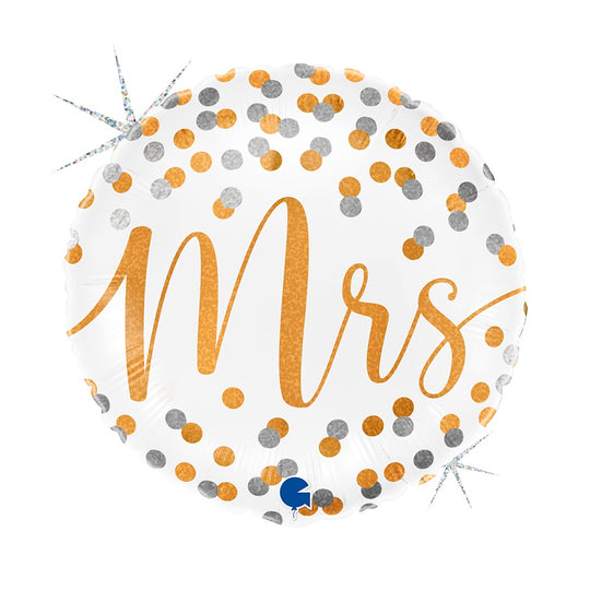18" FOIL - MRS - CONFETTI