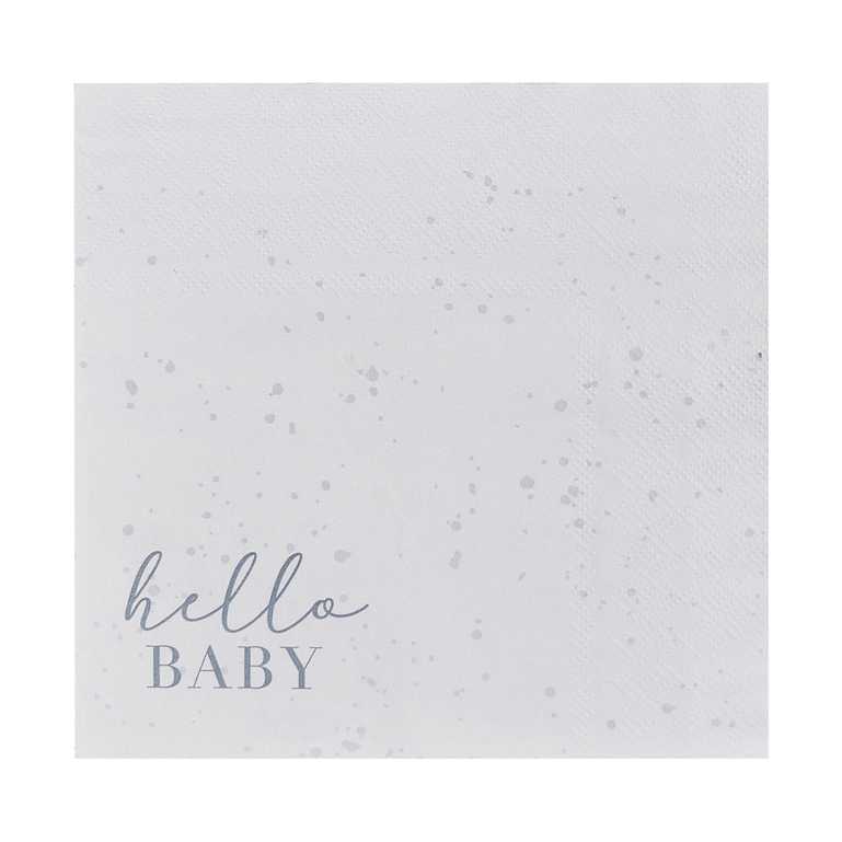 NAPKINS - HELLO BABY - PACK OF 16