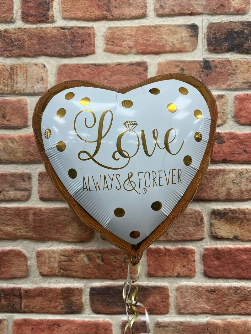 18" FOIL - GOLD WEDDING