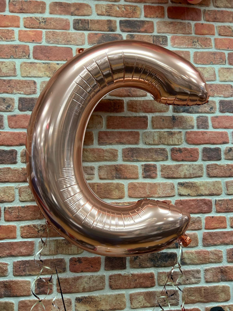 JUMBO LETTER - C - ROSE GOLD - Partica Party