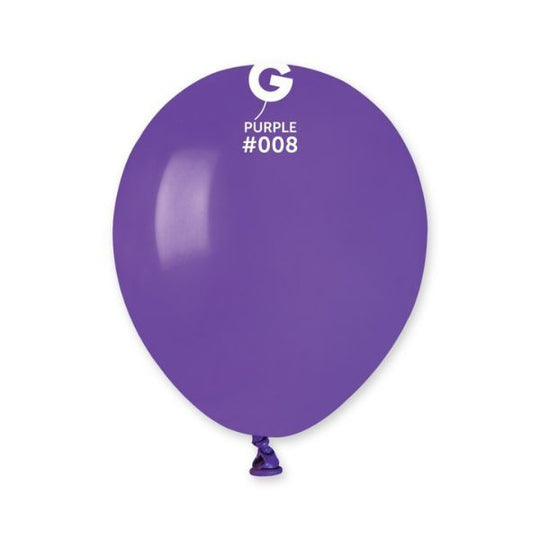 5" LATEX - PURPLE #008 - PACK OF 50