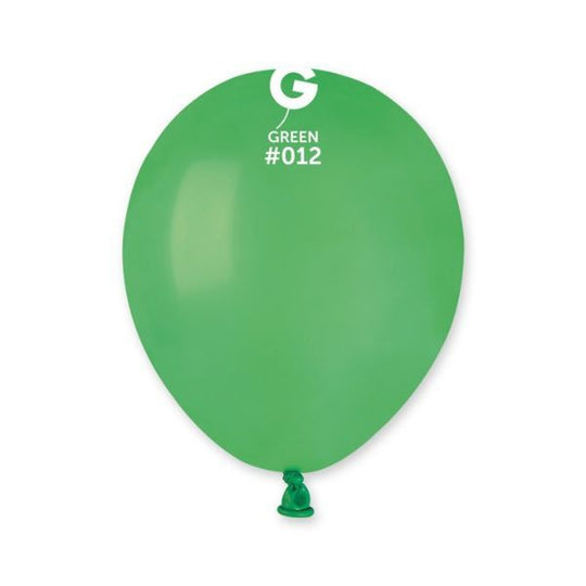 5" LATEX - GREEN #012 - PACK OF 50