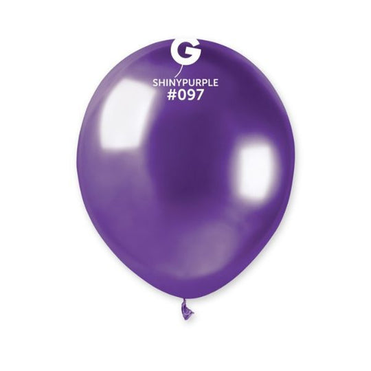 5" LATEX - SHINY PURPLE - PACK OF 50