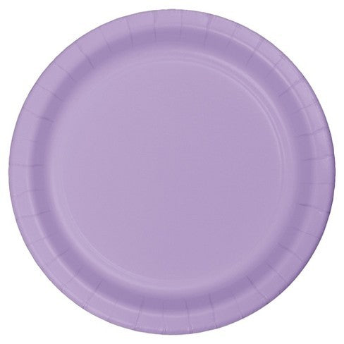 PAPER PLATES - LAVENDER - PACK OF 16