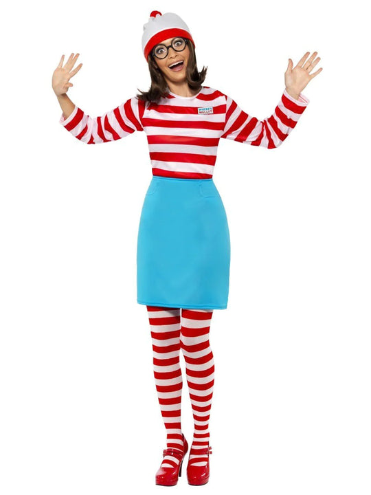 ADULT COSTUME - WHERE'S WALLY? WENDA