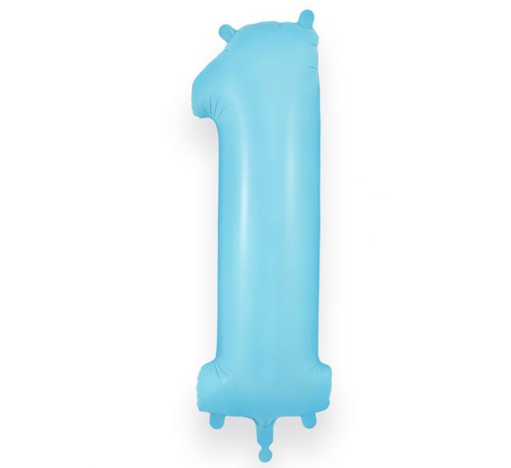 JUMBO NUMBER - 1 - MATTE BLUE