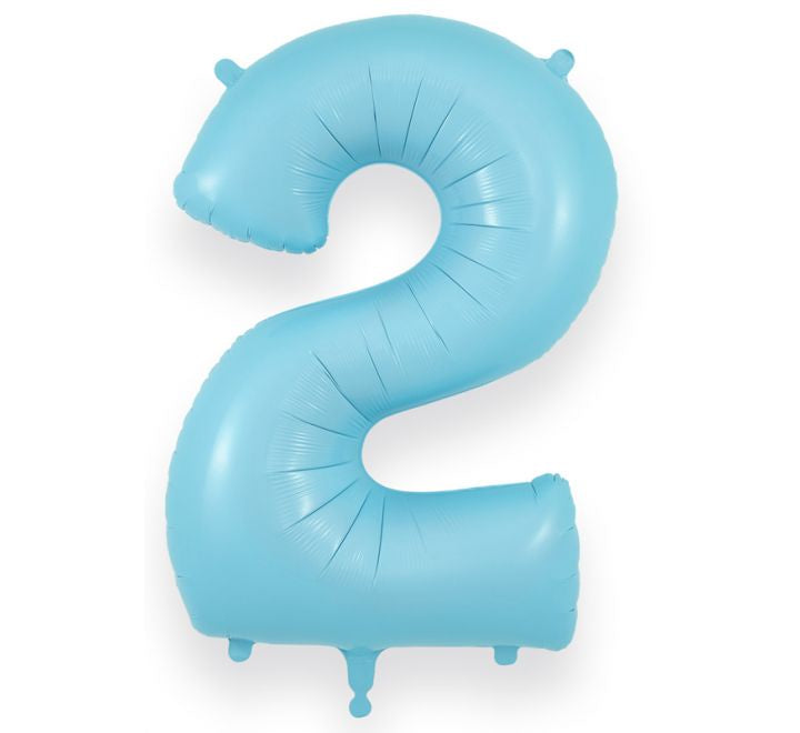 JUMBO NUMBER - 2 - MATTE BLUE