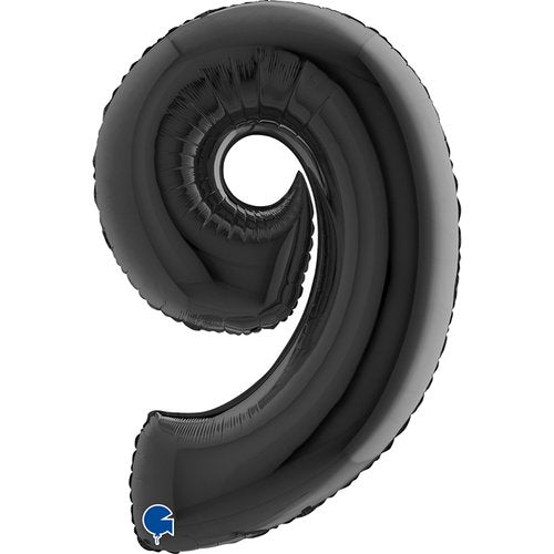 JUMBO NUMBER - 9 - BLACK