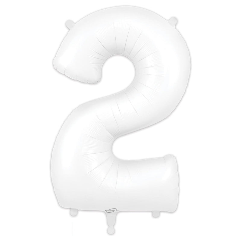 JUMBO NUMBER - 2 - MATTE WHITE