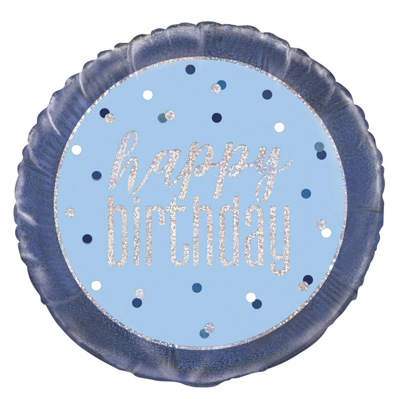 18" FOIL - HAPPY BIRTHDAY -  BLUE