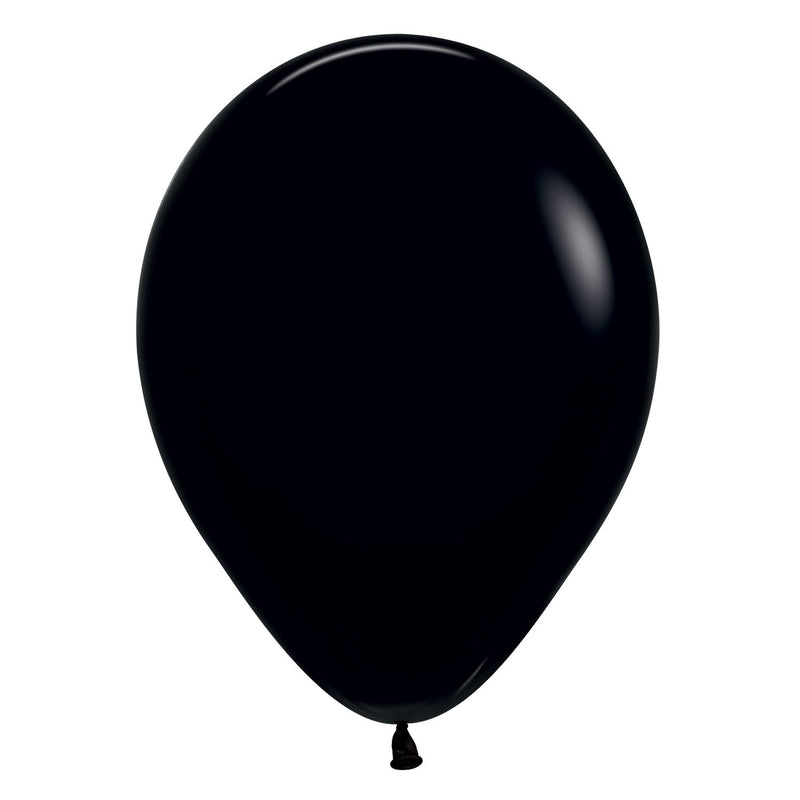 12" LATEX - BLACK-LATEX 12"-Partica Party