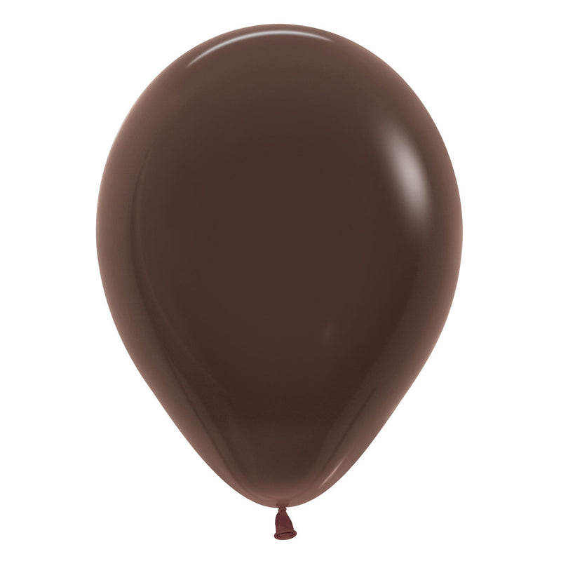 12" LATEX - CHOCOLATE - PACK OF 50-Latex Balloon Packs-Partica Party