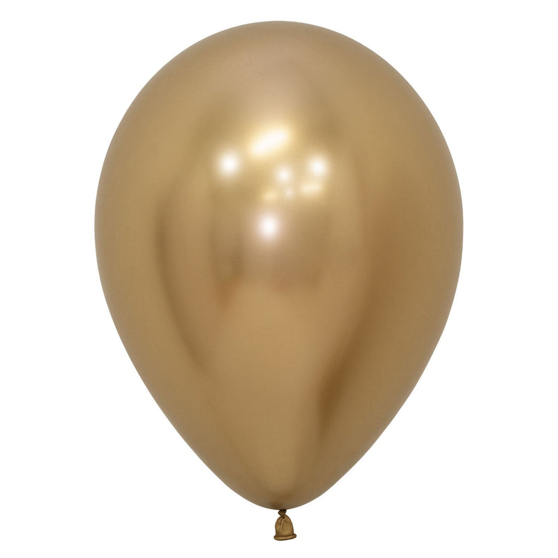 12" LATEX - CHROME GOLD - PACK OF 50-Latex Balloon Packs-Partica Party