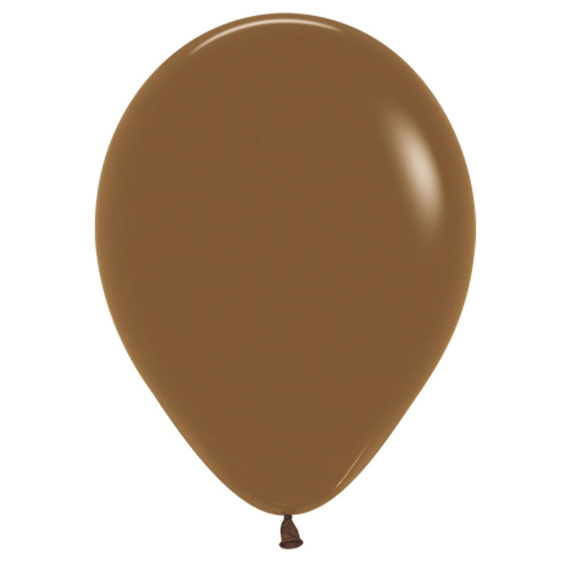 12" LATEX - COFFEE - PACK OF 50-Latex Balloon Packs-Partica Party