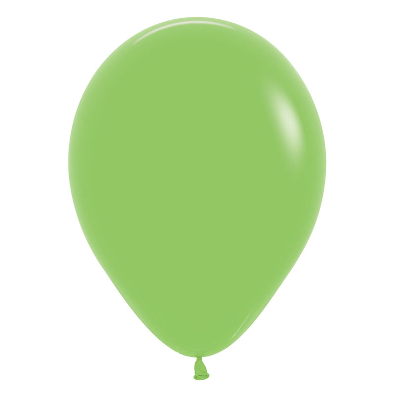12" LATEX - LIME GREEN - PACK OF 50-Latex Balloon Packs-Partica Party