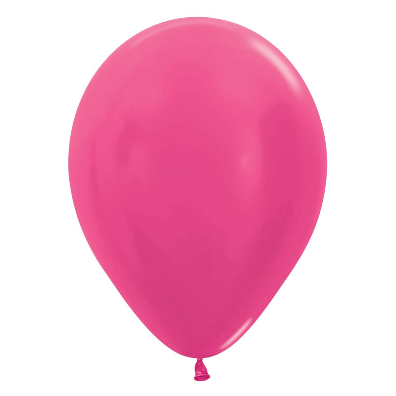 12" LATEX - METALLIC FUCHSIA-LATEX 12"-Partica Party