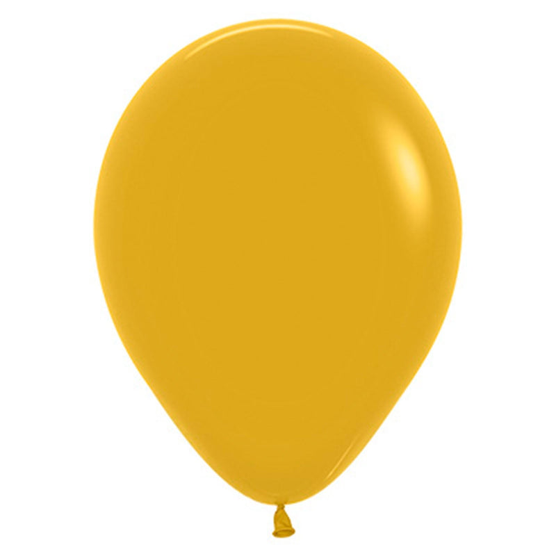 12" LATEX - MUSTARD - PACK OF 50-Latex Balloon Packs-Partica Party