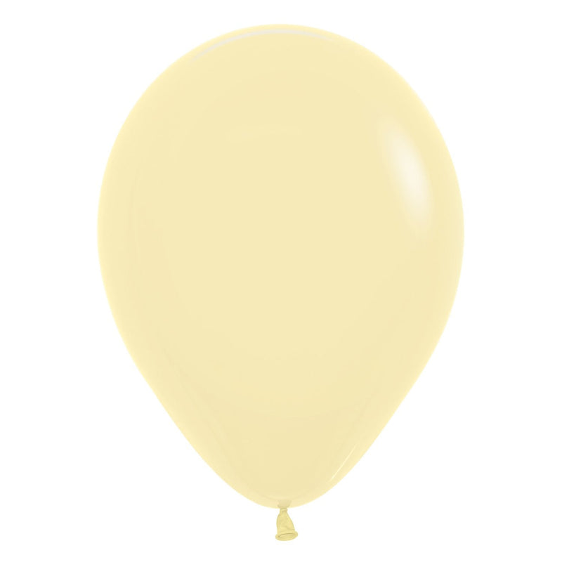12" LATEX - PASTEL YELLOW-LATEX 12"-Partica Party