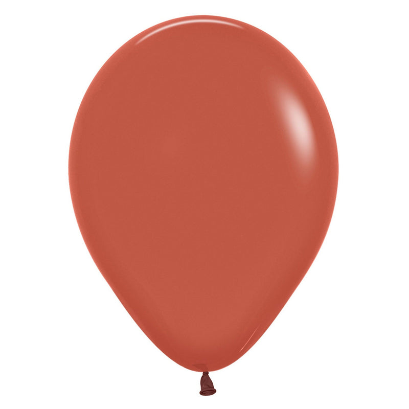 12" LATEX - TERRACOTTA - PACK OF 50-Latex Balloon Packs-Partica Party