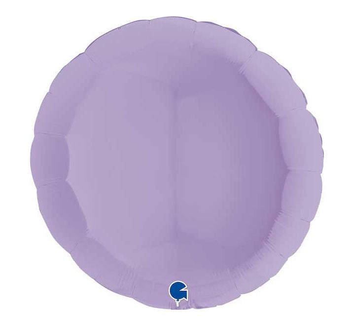 36" FOIL - CIRCLE - MATTE LILAC