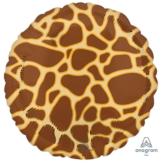 18" FOIL - ANIMAL PRINT - GIRAFFE