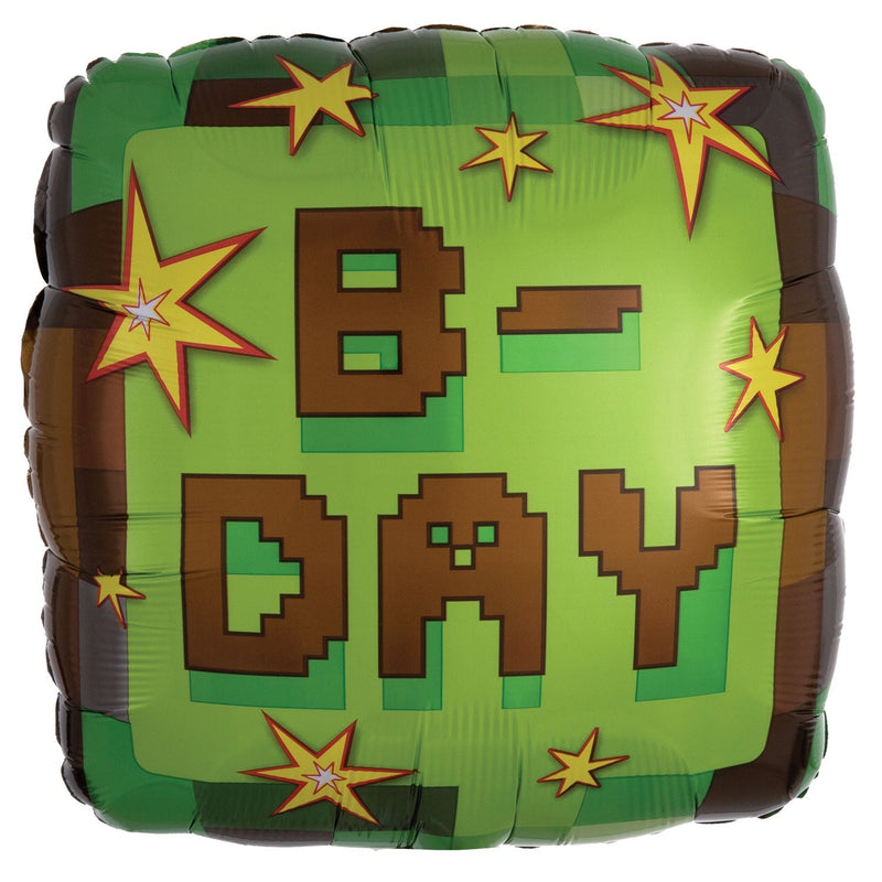 18" FOIL - B-DAY - TNT-Game Balloons-Partica Party