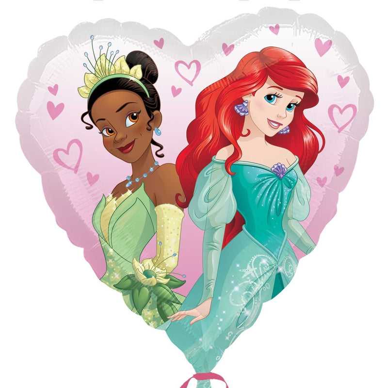 18" FOIL - DISNEY PRINCESS - HEART-DISNEY PRINCESS BALLOONS-Partica Party