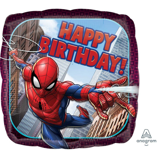 18" FOIL - HAPPY BIRTHDAY - SPIDER-MAN