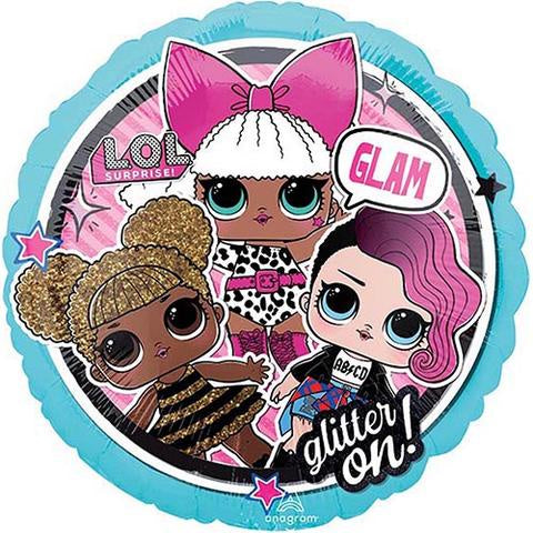 18" FOIL - L.O.L - GLITTER ON