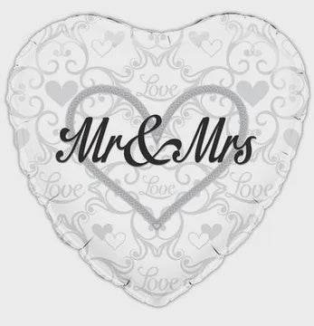 18" FOIL - MR & MRS-18 INCH FOIL-Partica Party