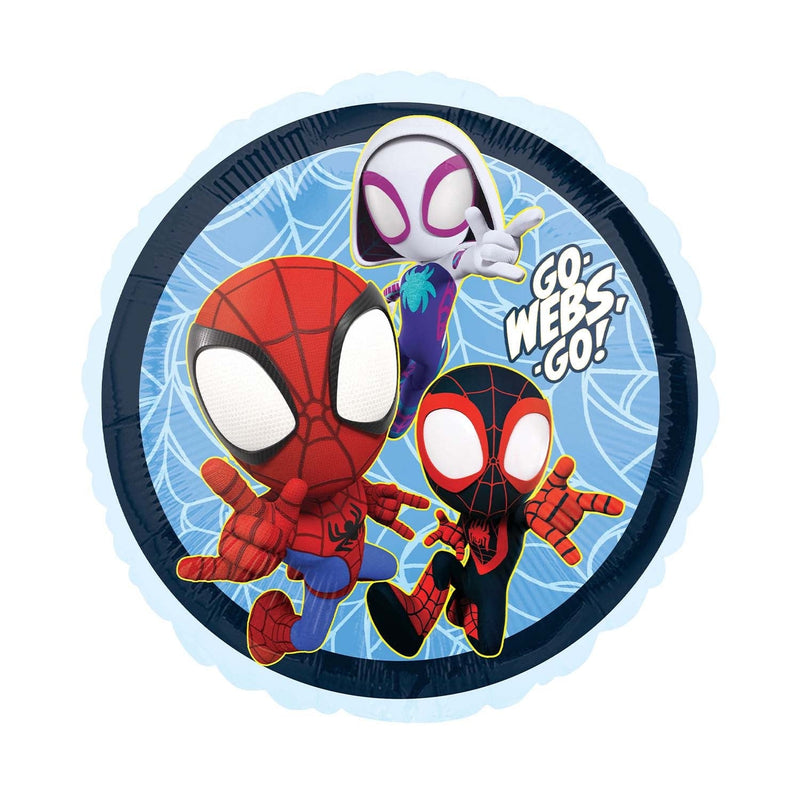 18" FOIL - SPIDEY & HIS AMAZING FRIENDS-SPIDERMAN BALLOON-Partica Party