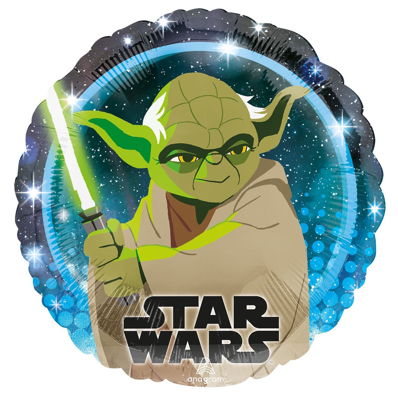 18" FOIL - STAR WARS - YODA-STAR WARS BALLOONS-Partica Party