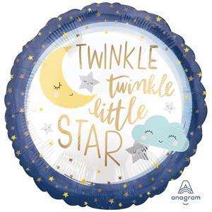 18" FOIL - TWINKLE TWINKLE LITTLE STAR-Balloon-Partica Party