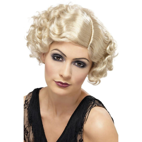 20S FLIRTY FLAPPER WIG - BLONDE