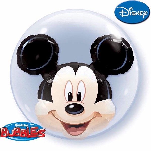 24" BUBBLE - MICKEY MOUSE-MICKEY & MINNIE MOUSE BALLOONS-Partica Party