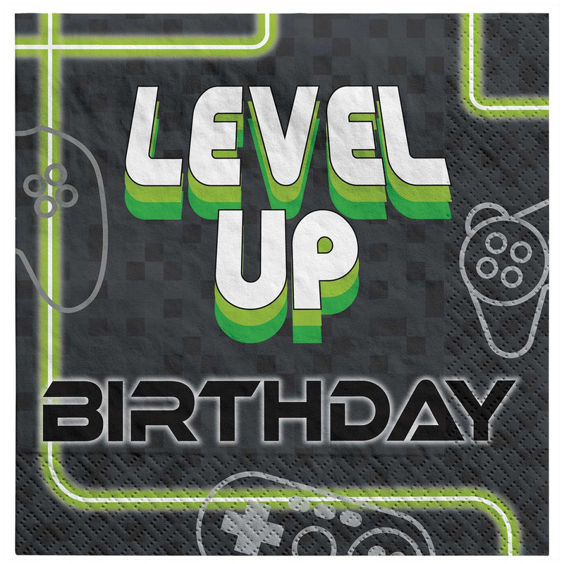 NAPKINS - LEVEL UP - PACK OF 16