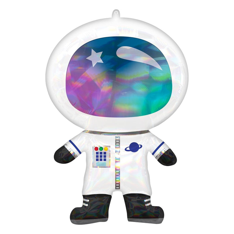 30" FOIL - HOLOGRAPHIC ASTRONAUT-Balloon-Partica Party