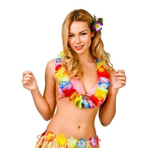 HAWAIIAN LEI - MULTI-COLOURED