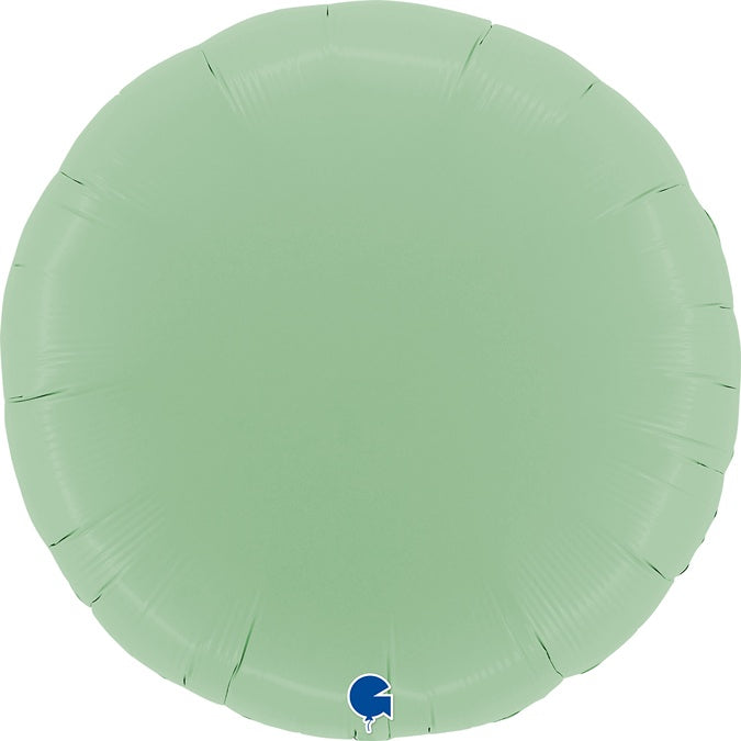 36" FOIL - CIRCLE - MATTE  GREEN