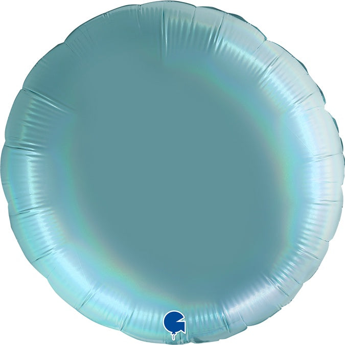 36" FOIL - CIRCLE - HOLOGRAPHIC TENERIFE SEA