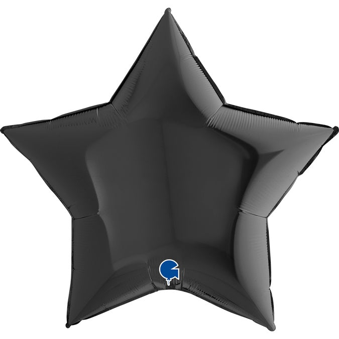 36" FOIL - STAR - BLACK