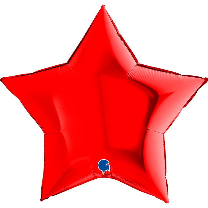 36" FOIL - STAR - RED