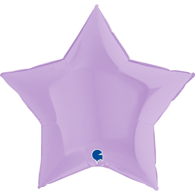 36" FOIL - STAR - MATTE LILAC