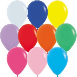 5" LATEX - ASSORTED COLOURS - PACK OF 100-Latex Balloon Packs-Partica Party