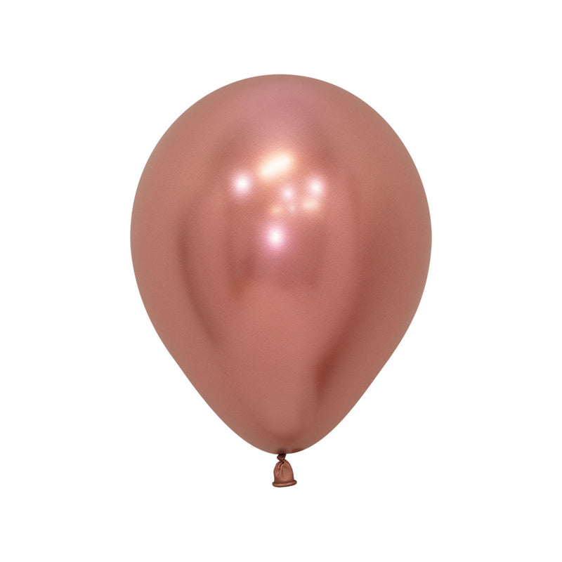 5" LATEX - CHROME ROSE GOLD - PACK OF 50-Latex Balloon Packs-Partica Party